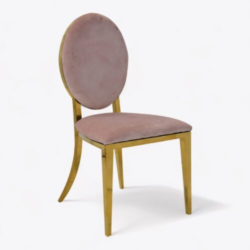 Imperial Gold Dining Chair Blush