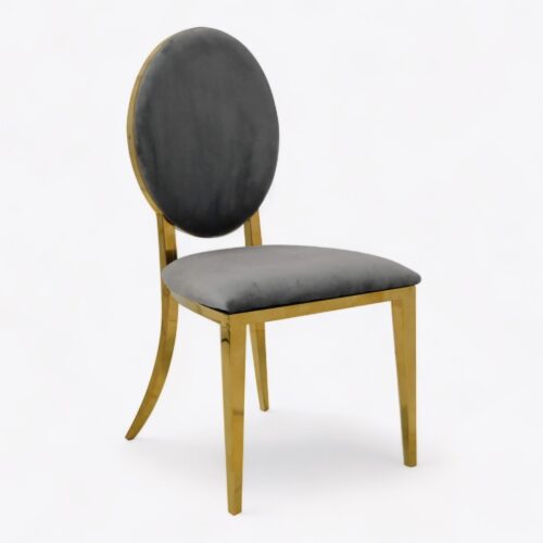 Imperial Gold Dining Chair Gray