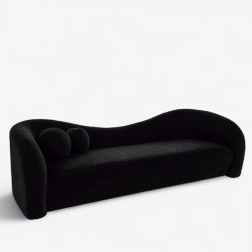 Aura Black Sofa