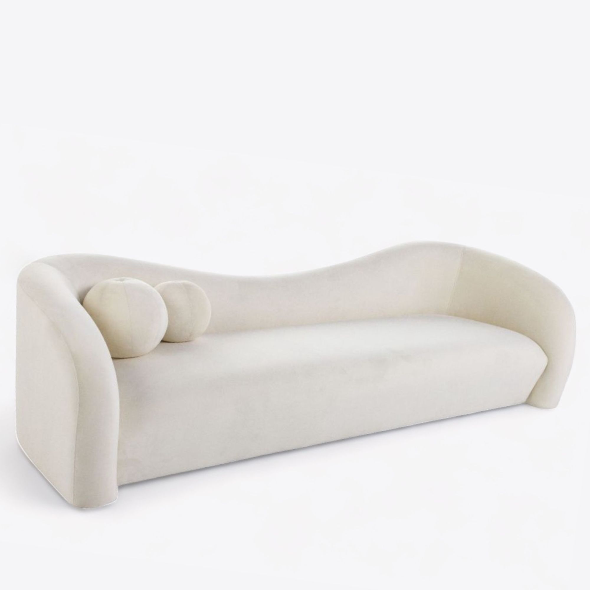 Aurora White Sofa