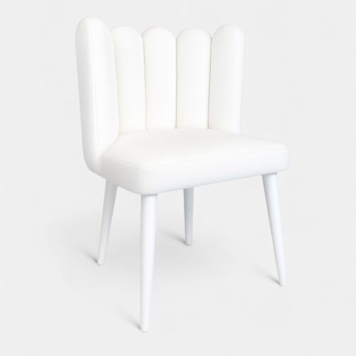 Blossom White Dining Chair White Legs