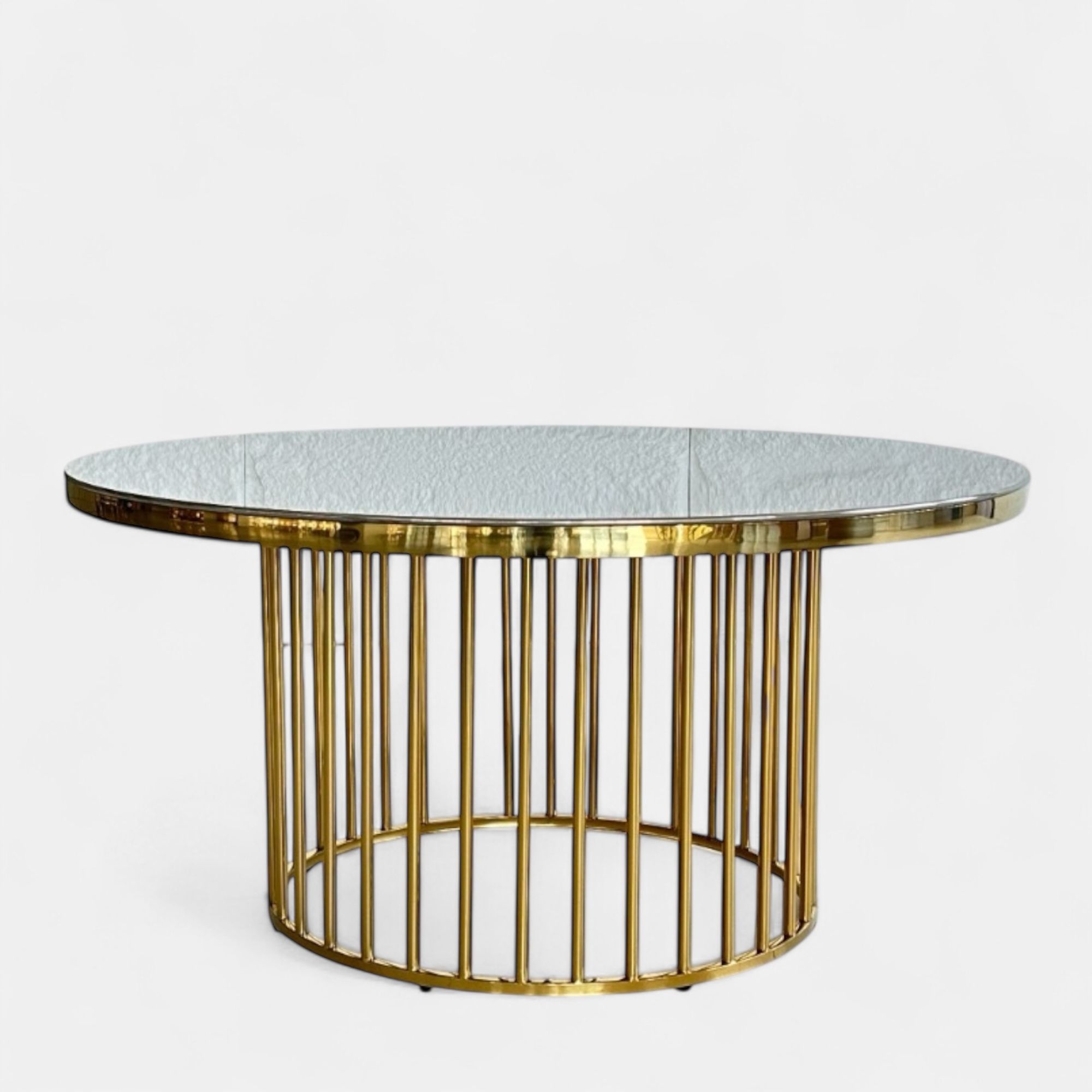 Creed Gold Round Dining Table