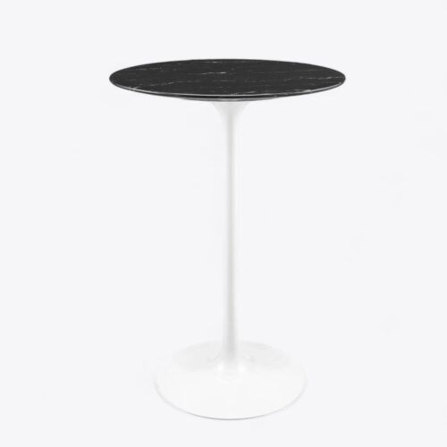 Camila White Black Marble Highboy