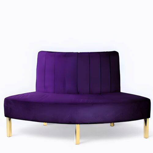 Milan Purple Outcurve Sofa