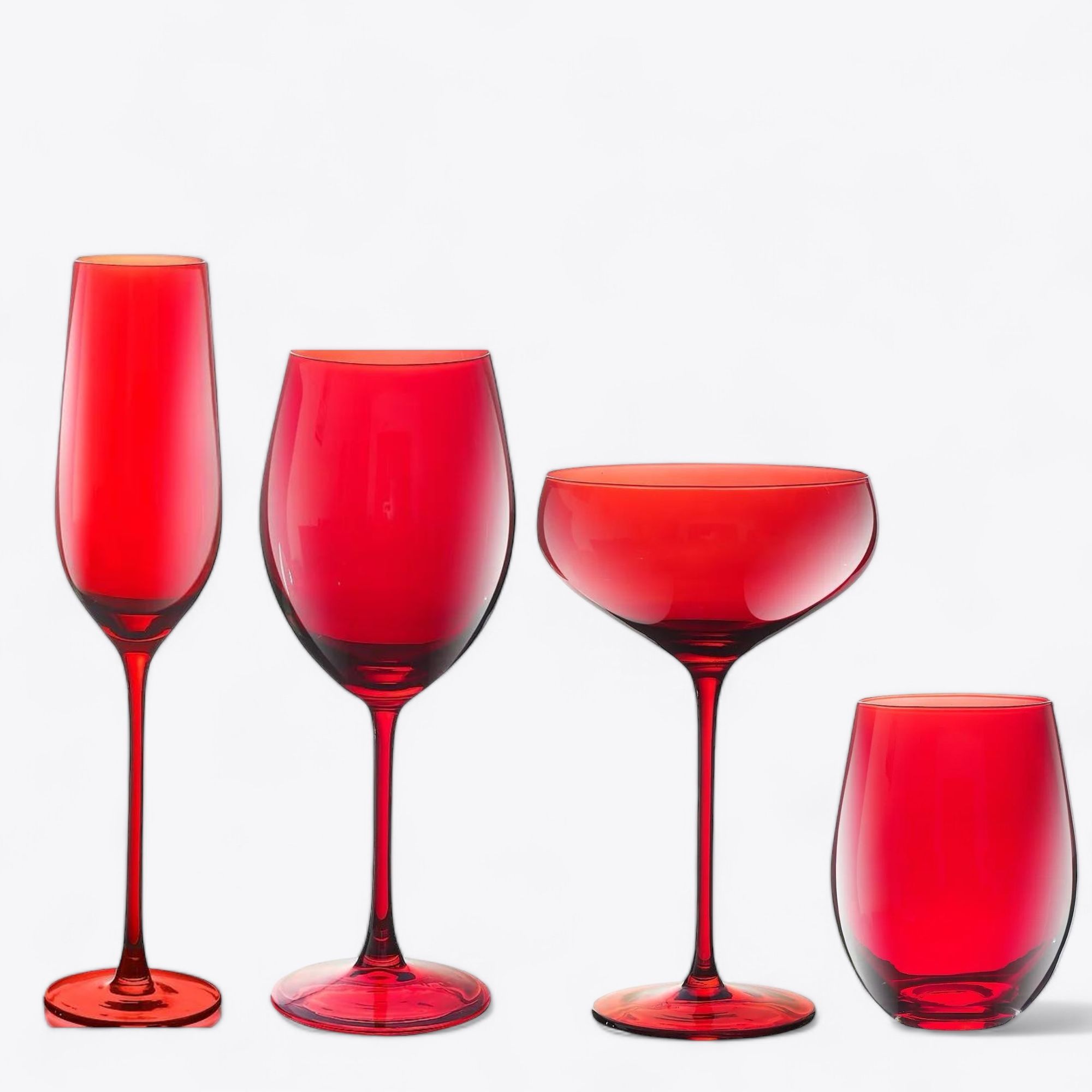 Colormax Red Glassware Collection