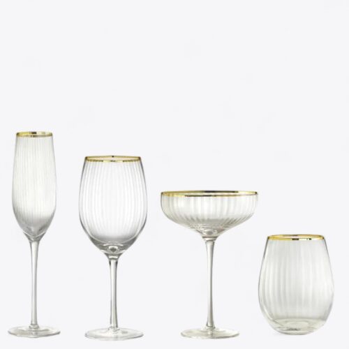 Dorchester Gold Glassware Collection