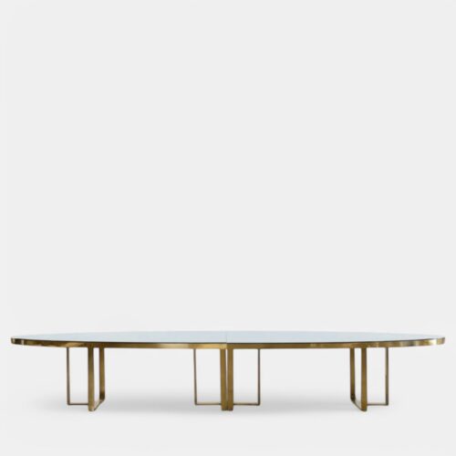 Avont Gold Oval Dining Table 1