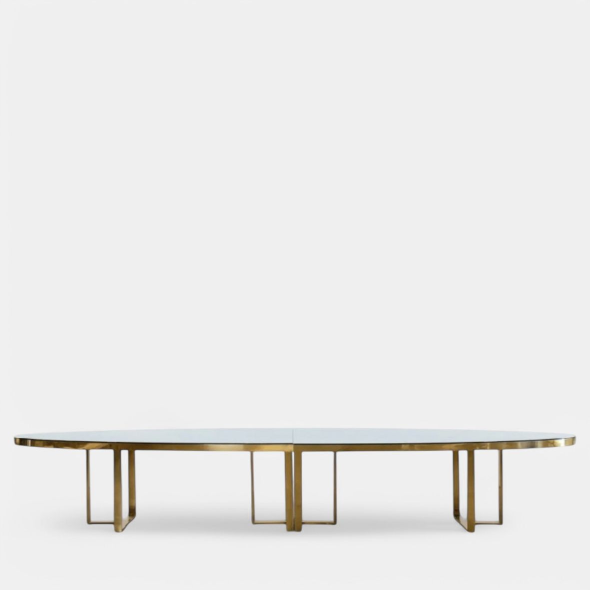 Avont Gold Oval Dinning Table