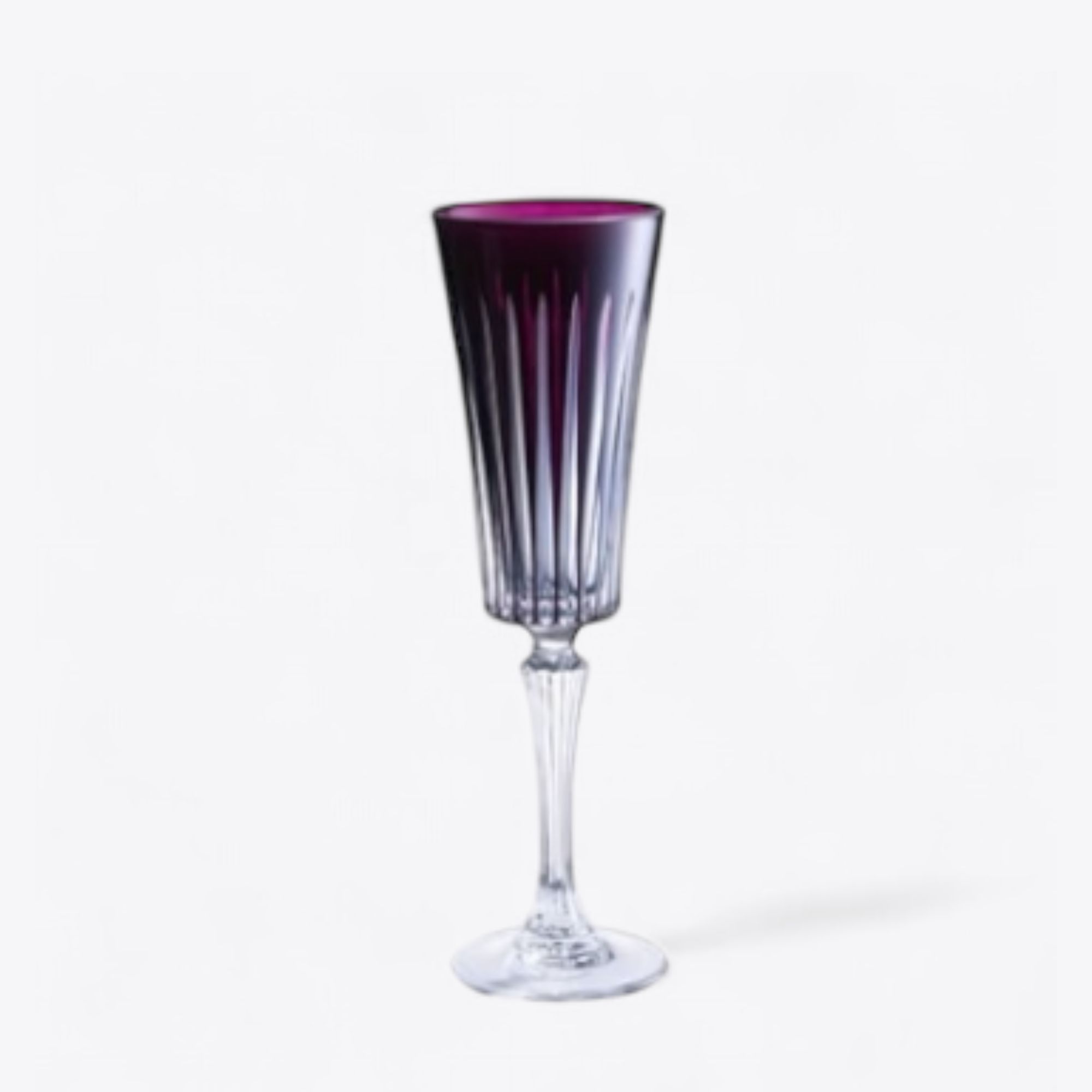 Baccarat Purple Champagne Flute 7 oz