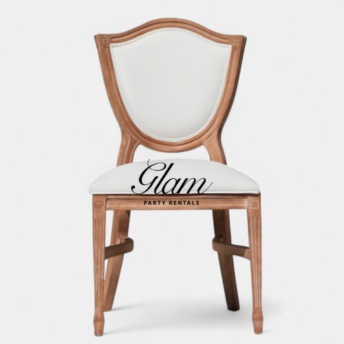 Aspen Natural Dining Chair White