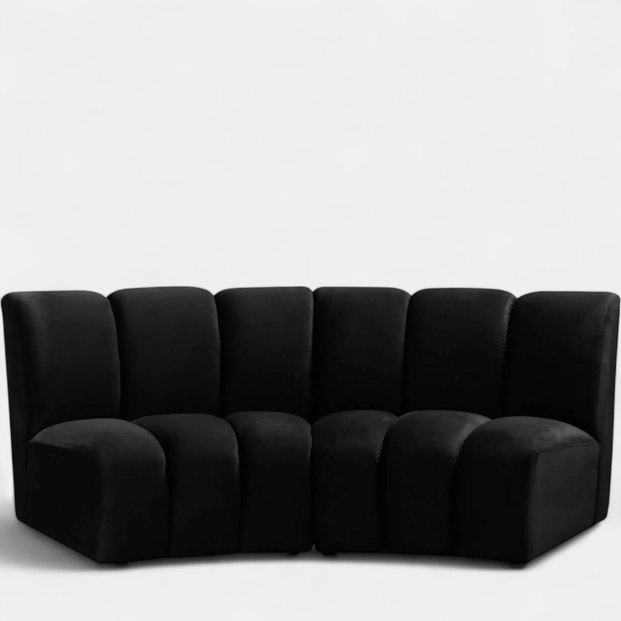 Madison Black Modular Sofa - Image 4