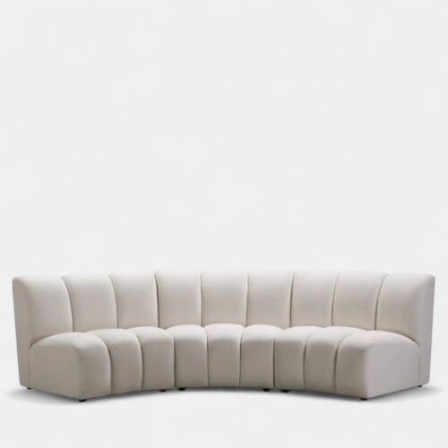 Madison White Modular Sofa