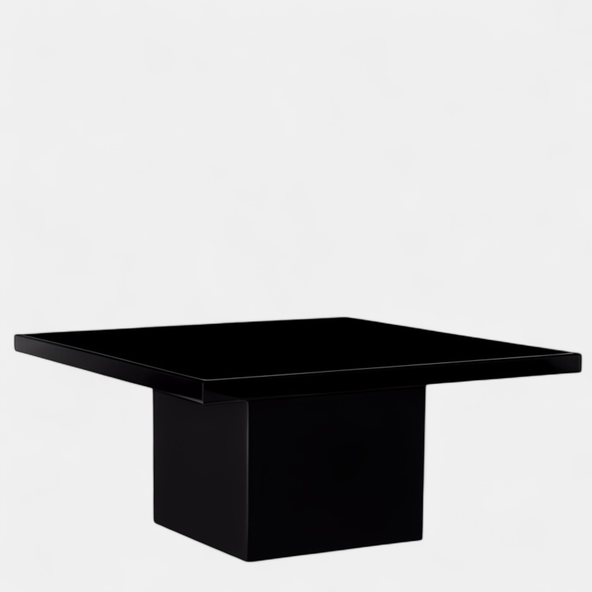 Manhattan Black Square Dining Table 60"