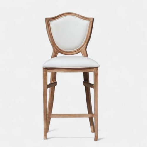 Aspen Natural Barstool White