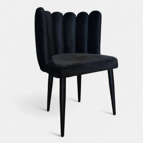 Blossom Black Dining Chair Blak Legs