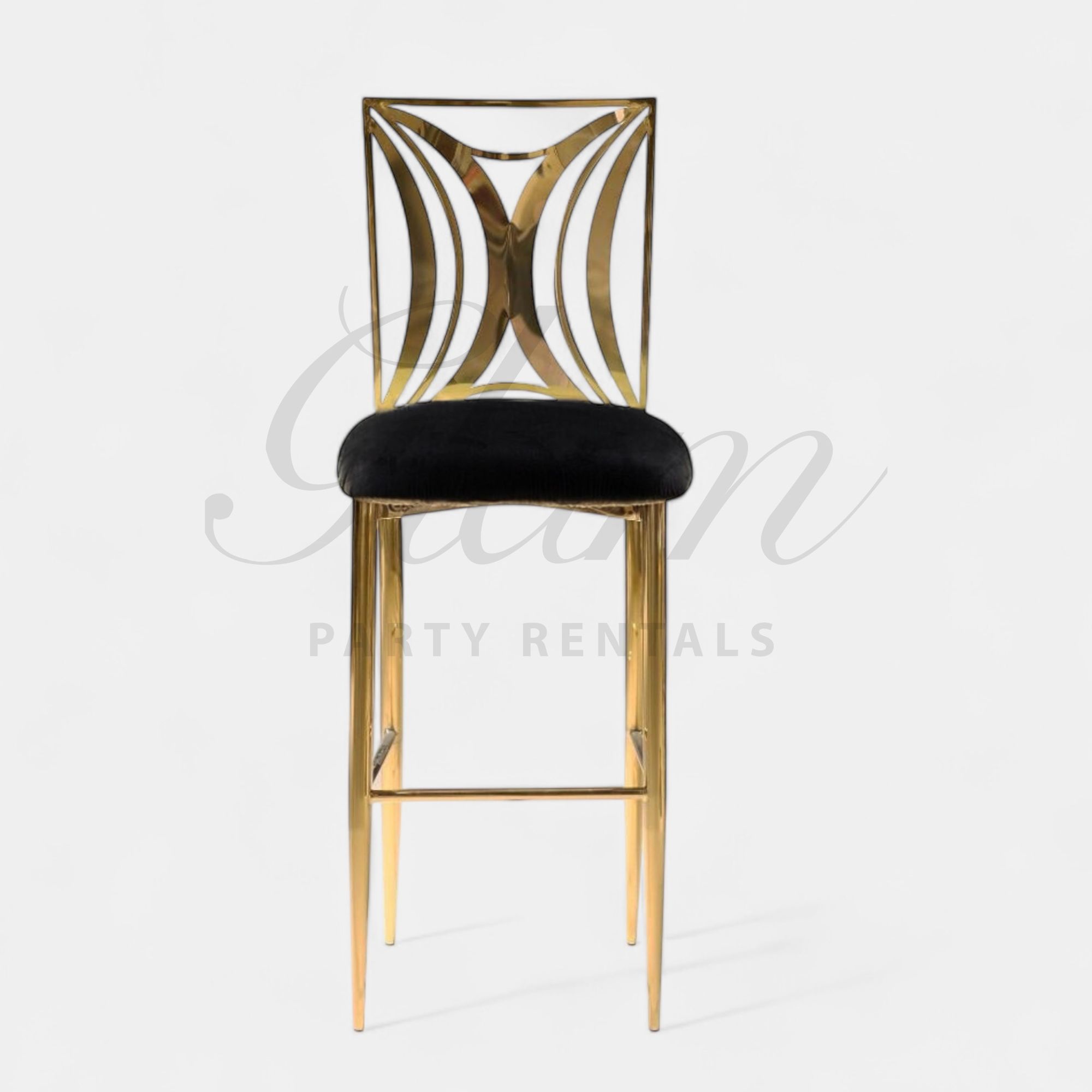 Celine Gold Barstool - Black *PATENT PENDING