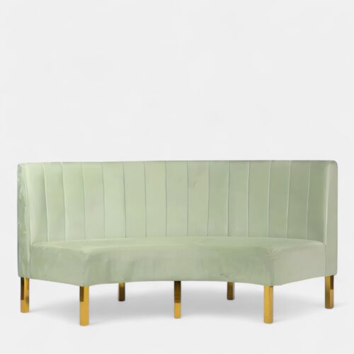 Milan Curve Sage Green Sofa