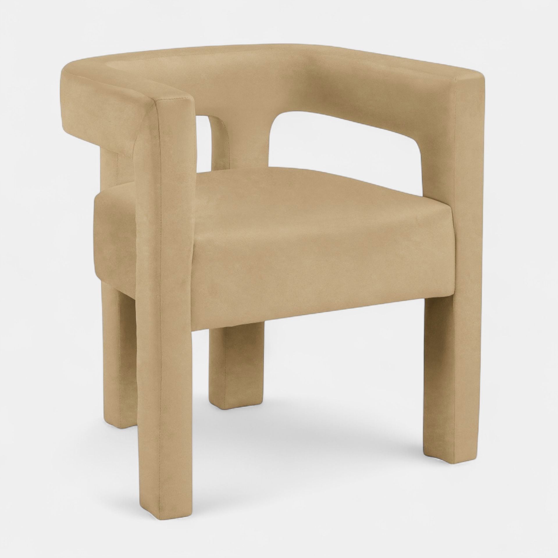 Davina Camel Lounge Chair - Image 2
