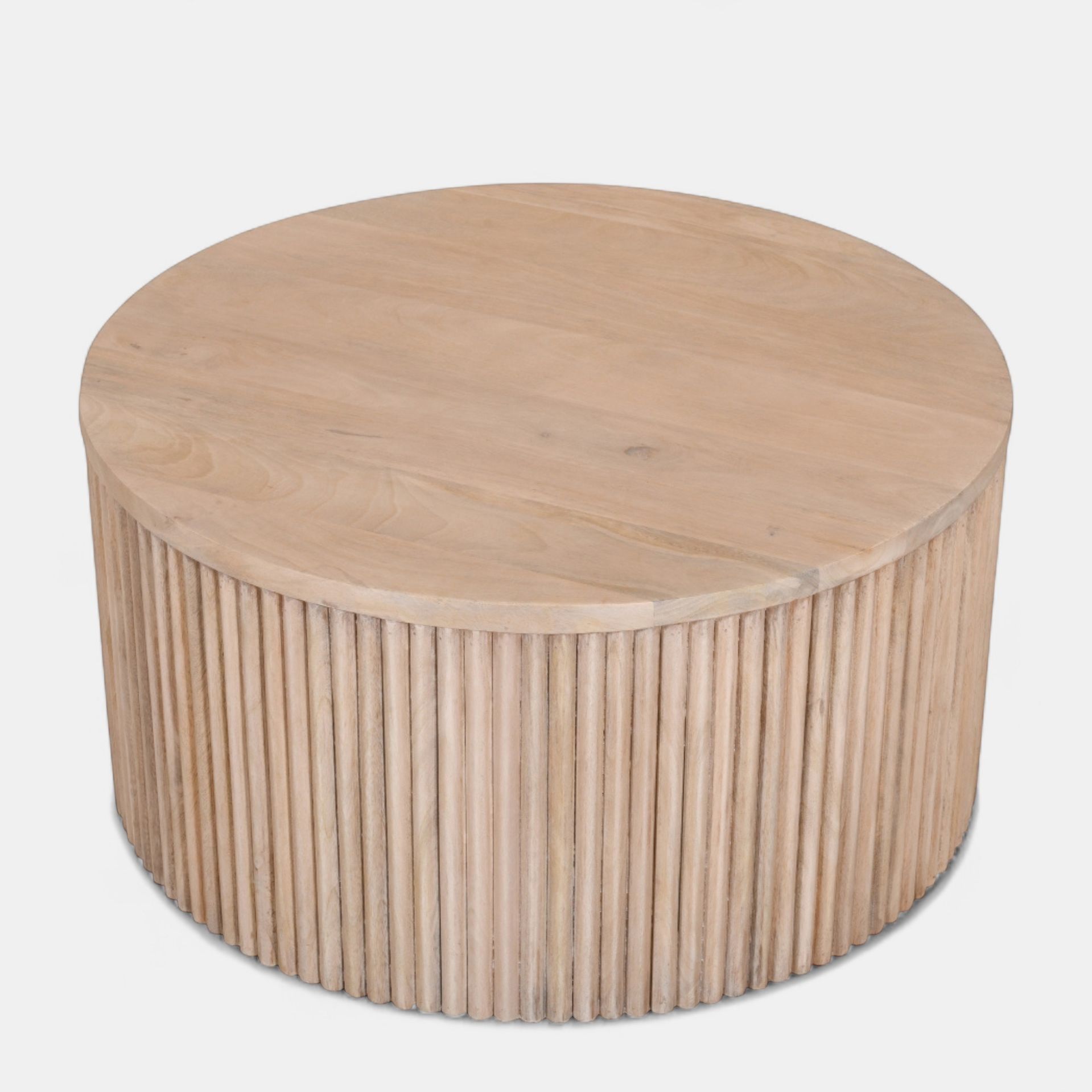 Hamptons Round Natural Coffee Table - Image 2