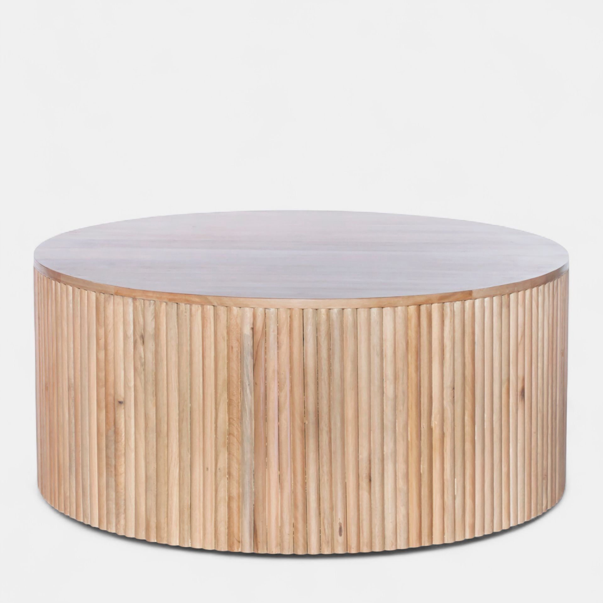 Hamptons Round Natural Coffee Table