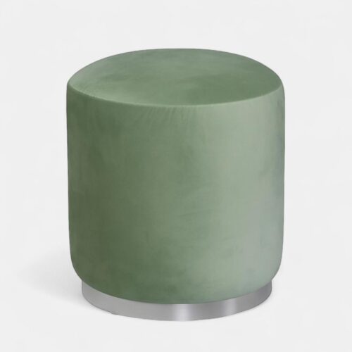 Gala Silver Sage Green Ottoman