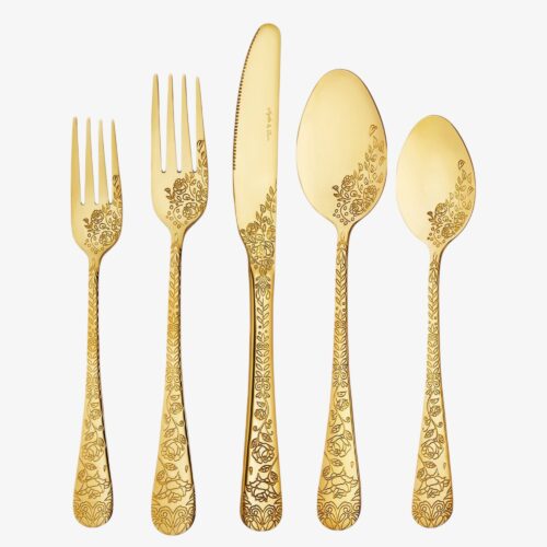 Garden Gold Flatware Collection