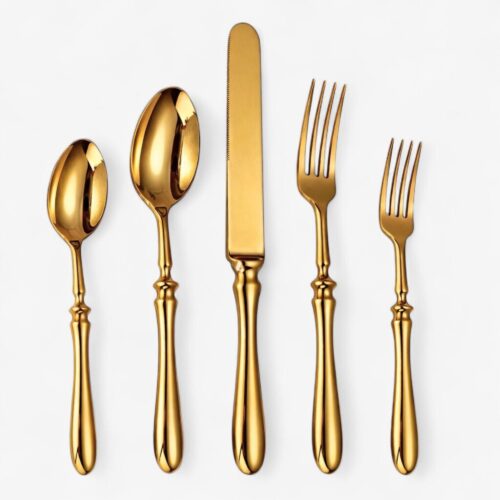 Brioni Gold Flatware Collection