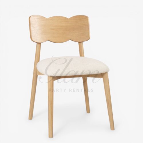 Brielle Wood Top Dining Chair – Linen